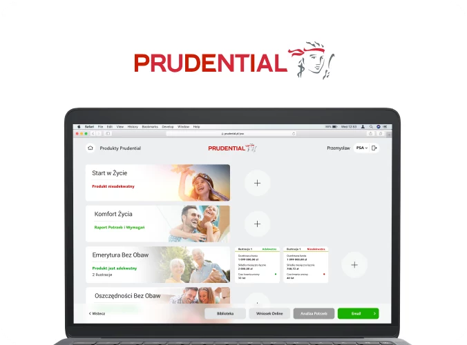 Project thumbnail of Pre-Sales App for Prudential Polska