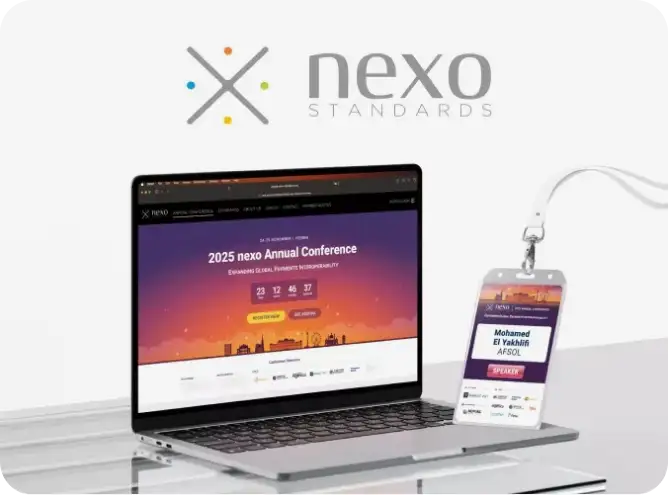 Project thumbnail of the nexo Annual Conference 2025 landing page design